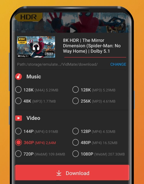 在 YouTube 下載 MP3 APP 完成下載