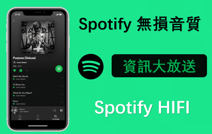 Spotify 無損音質資訊大放送！