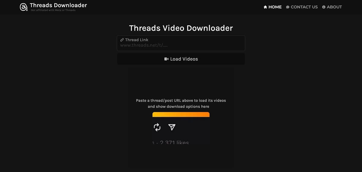 粘貼 Threads 影片下載線上連結