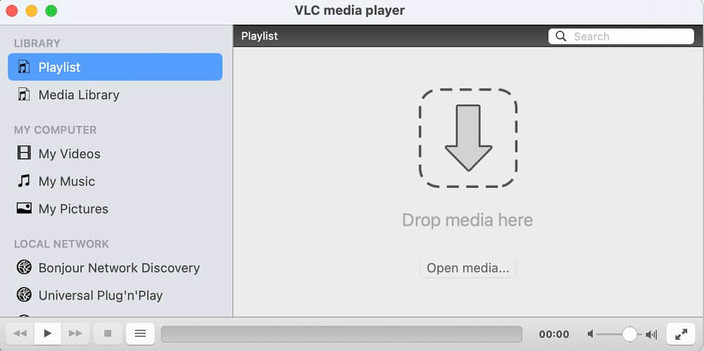 開啟 VLC Media Player