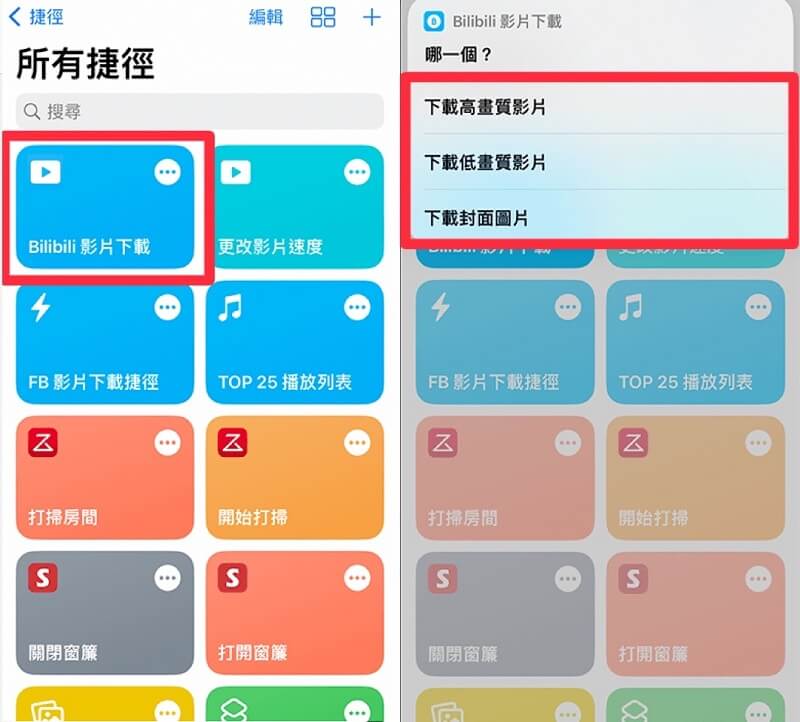 下載 BiliBili 影片 APP iOS