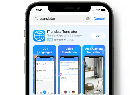iTranslate 文字轉語音 App
