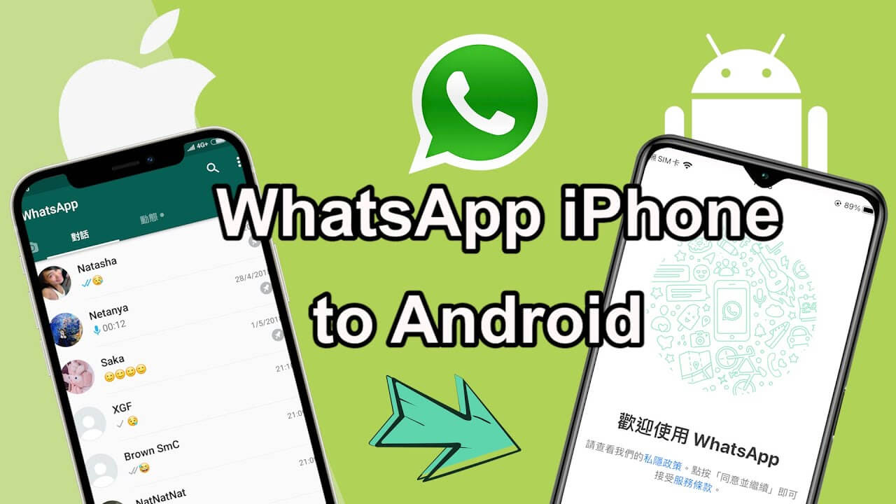 WhatsApp iPhone to Android