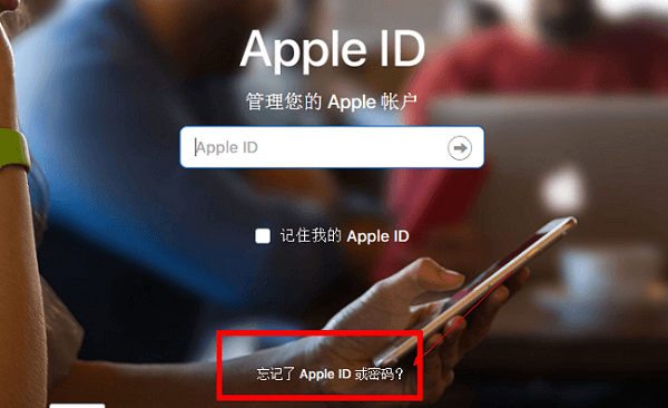 輸入Apple id密碼