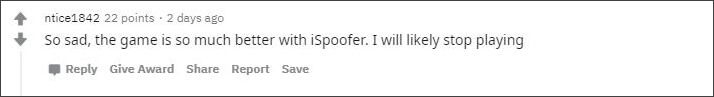 關於iSpoofer的用戶討論