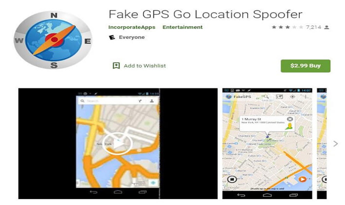 ứng dụng giả mạo vị trí gps go