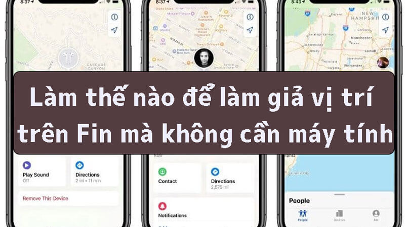 Làm thế nào để làm giả vị trí trên Find My iPhone / Friends vào năm 2024 mà không cần máy tính?