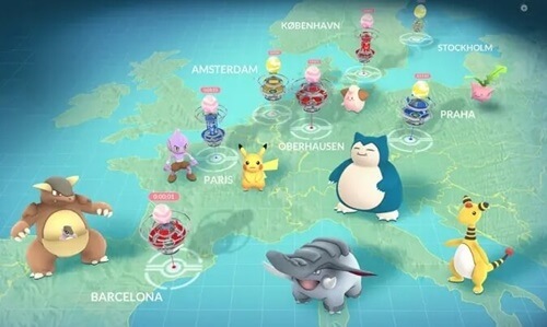 giả mạo vị trí trong Pokémon GO