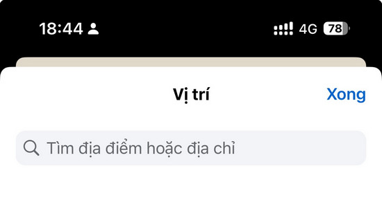 tìm kiếm vị trí