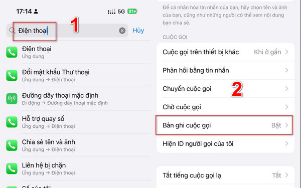 Ghi âm cuộc gọi