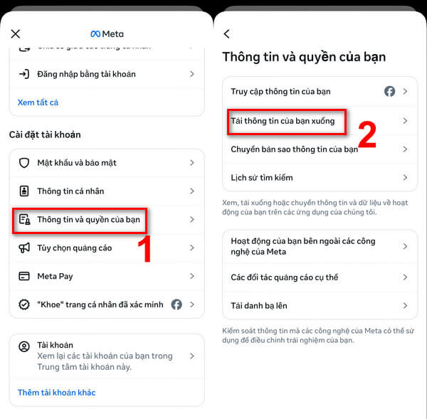 Khôi phục nội dung Messenger đã xóa gần đây