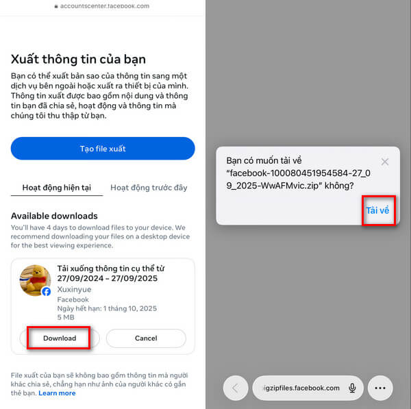Khôi phục nội dung Instagram đã xóa gần đây