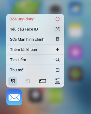 cài đặt lại ứng dụng