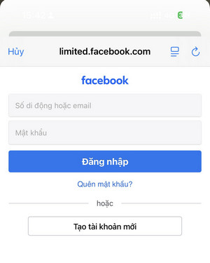 Đăng nhập tài khoản bằng phương thức khác
