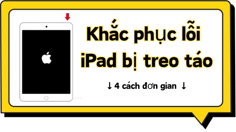 iPad bị treo táo