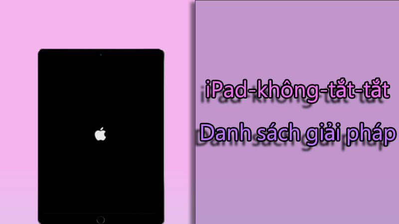 iPad không tắt