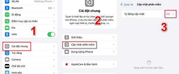 Tắt tự động cập nhật hệ thống iOS
