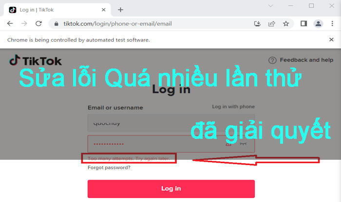 Làm thế nào để khắc phục lỗi “Quá nhiều lần thử, hãy thử lại sau” trên TikTok?