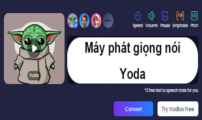 Máy phát giọng nói Yoda