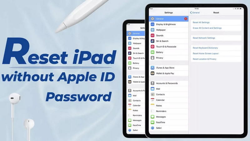cách reset iPad không cần mật khẩu iCloud