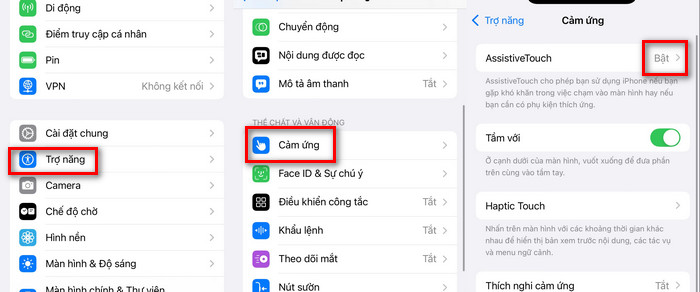 assistivetouch trên iphone