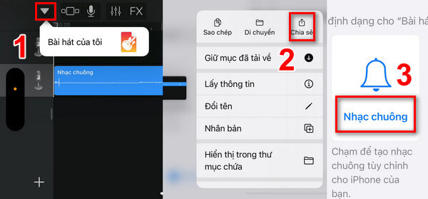 Tạo nhạc chuông thành công