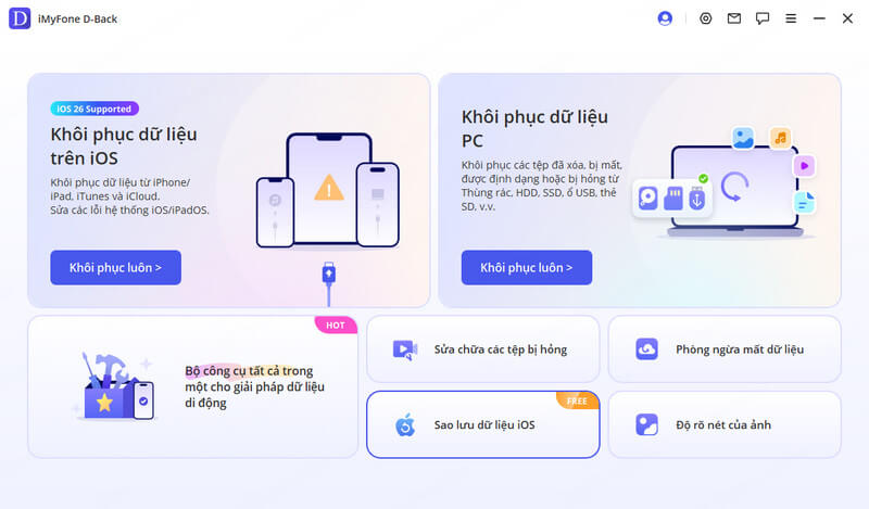 Cách khôi phục dữ liệu bị mất sau khi cập nhật lên iOS 26