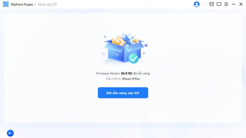 Bắt đầu cập nhật iOS