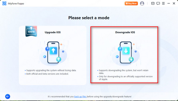 Downgrade iOS