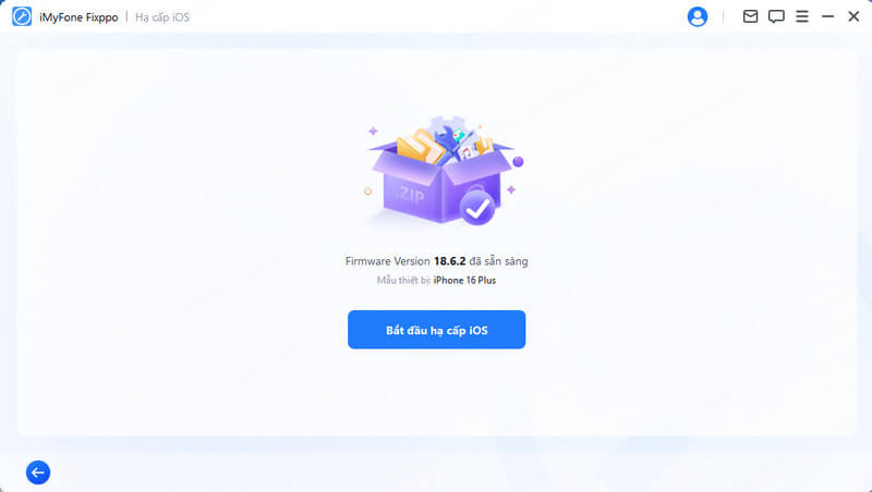 Bắt đầu hạ cấp iOS