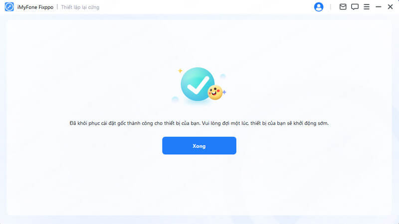 Thiết lập thành công
