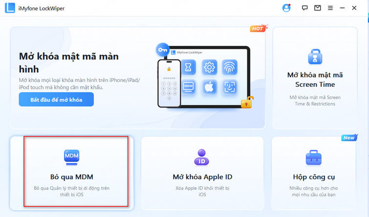 bỏ qua mdm
