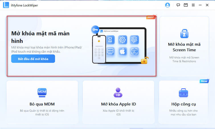 mở khóa màn hình iphone
