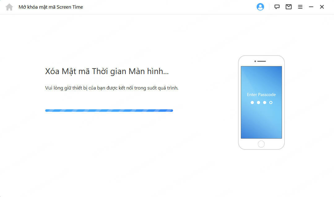Mở khóa mật mã thời gian trên màn hình 3